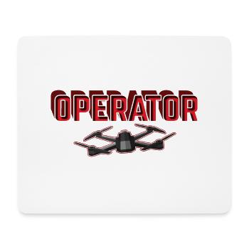 Opérateur Drone Pilot Drone drones cadeau - Tapis de souris (format paysage) - blanc - Devant