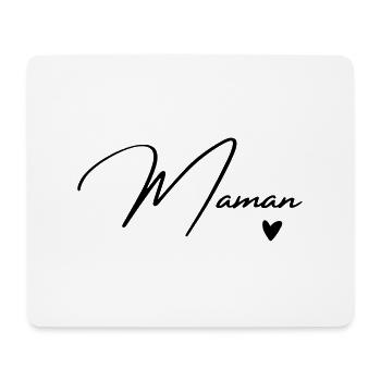 Maman tshirt - Tapis de souris (format paysage) - blanc - Devant