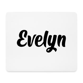Evelyn - Mousepad (Querformat) - Weiß - Vorne