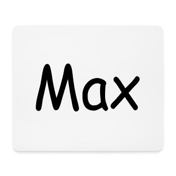 Max - Tapis de souris (format paysage) - blanc - Devant