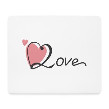 I love you - Mouse Pad (horizontal) - white - Front