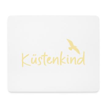 Küstenkind Möwe - Mousepad (Querformat) - Weiß - Vorne