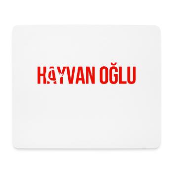 Hayvan Oglu Türke Türkei Türken Dummer Spruch - Mousepad (Querformat) - Weiß - Vorne