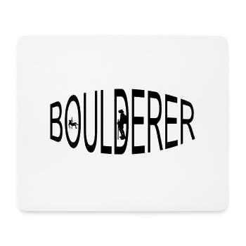 climbing - Mousepad (Querformat) - Weiß - Vorne