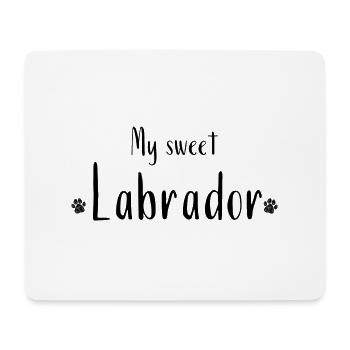 Labrador - Mouse Pad (horizontal) - white - Front