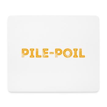 Et comme d'hab, pile poil en retard - humour - Tapis de souris (format paysage) - blanc - Devant