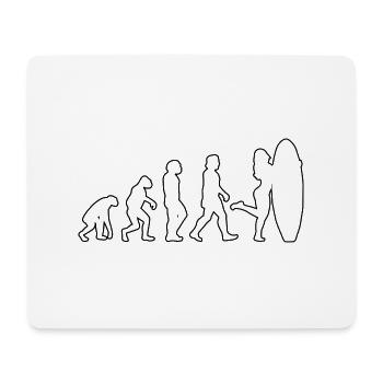 Surf Surfing Surfer Planche de surf Instructeur de surf - Tapis de souris (format paysage) - blanc - Devant