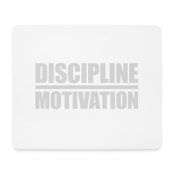 Citation de discipline sur la motivation - Tapis de souris (format paysage) - blanc - Devant