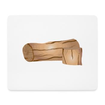 Wood Heating Wood Lover Gift - Mouse Pad (horizontal) - white - Front