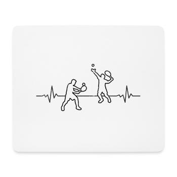 Tennis player Tennis racket Tennis club - Mouse Pad (horizontal) - white - Front