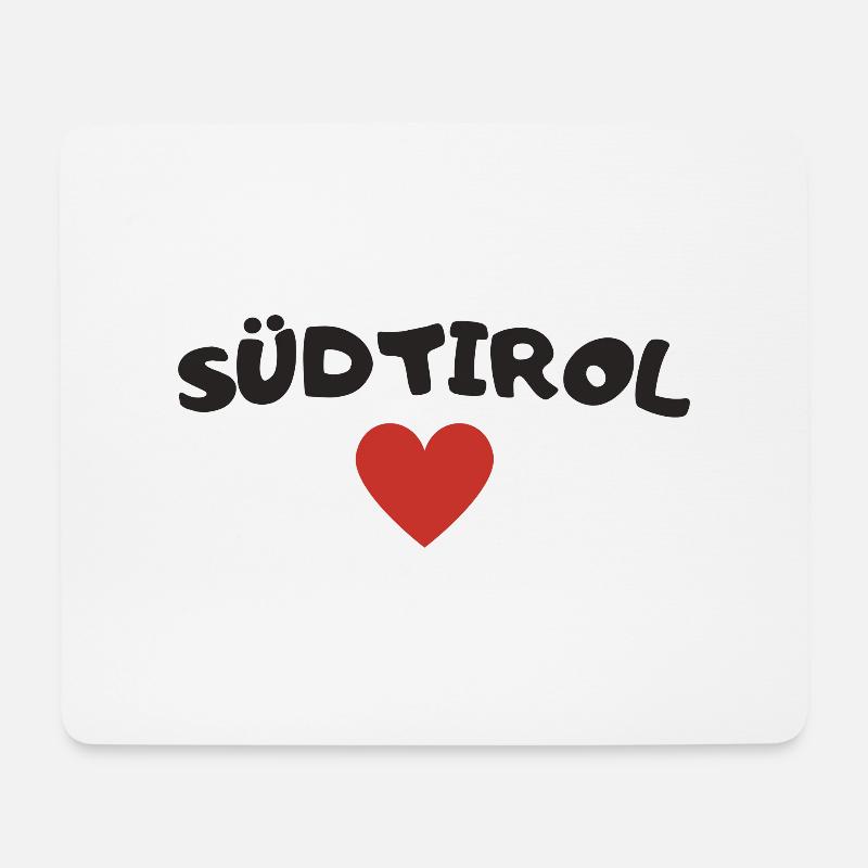 Südtirol - Mousepad (Querformat) - Weiß