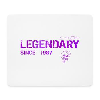 Legendary since 1987 Gift - Mouse Pad (horizontal) - white - Front
