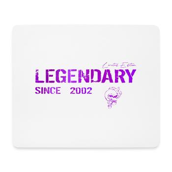 Legendary since 2002 Gift - Mouse Pad (horizontal) - white - Front