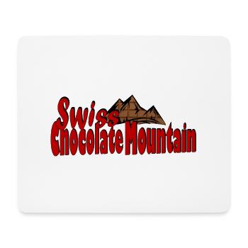 Swiss Chocolate Mountain - Mouse Pad (horizontal) - white - Front
