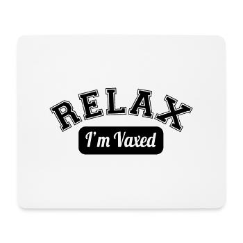 #Vaccinated - Mouse Pad (horizontal) - white - Front