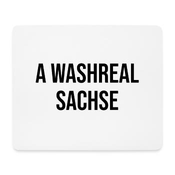 Ein Waschechter Sachse - Mousepad (Querformat) - Weiß - Vorne
