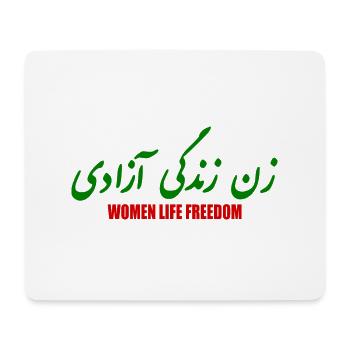 Women life freedom - Tapis de souris (format paysage) - blanc - Devant