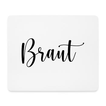 braut - Mousepad (Querformat) - Weiß - Vorne