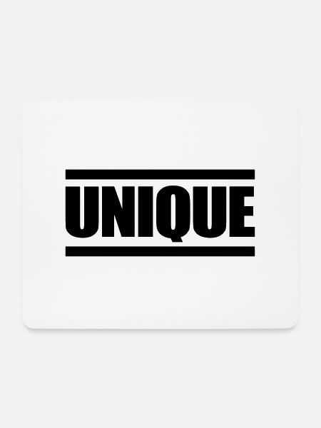 unique - Mousepad (Querformat) - Weiß