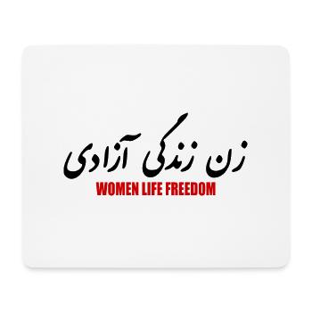 Women life freedom - Tapis de souris (format paysage) - blanc - Devant
