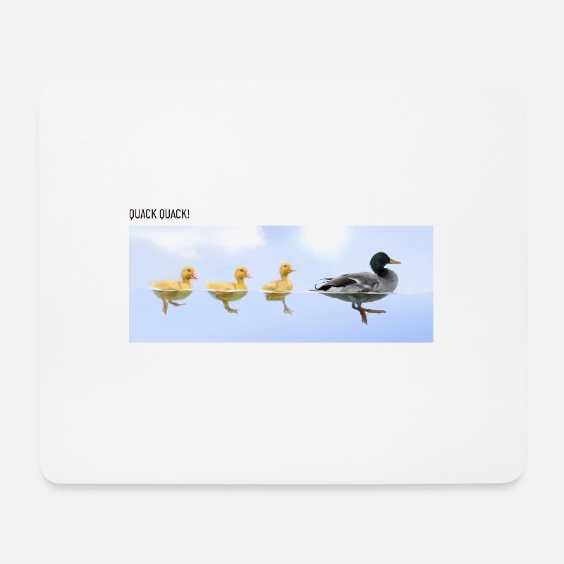 Duck Quack Quack - Mouse Pad (horizontal) - white