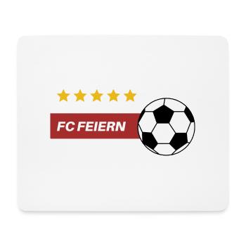 FC Feiern - Mousepad (Querformat) - Weiß - Vorne