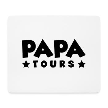 Papa Tours - Mousepad (Querformat) - Weiß - Vorne