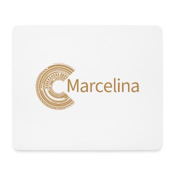 Pour Marcelina - Tapis de souris (format paysage) - blanc - Devant