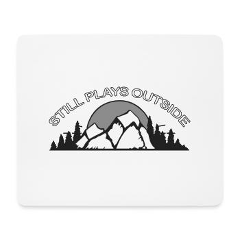 Varappe - Tapis de souris (format paysage) - blanc - Devant