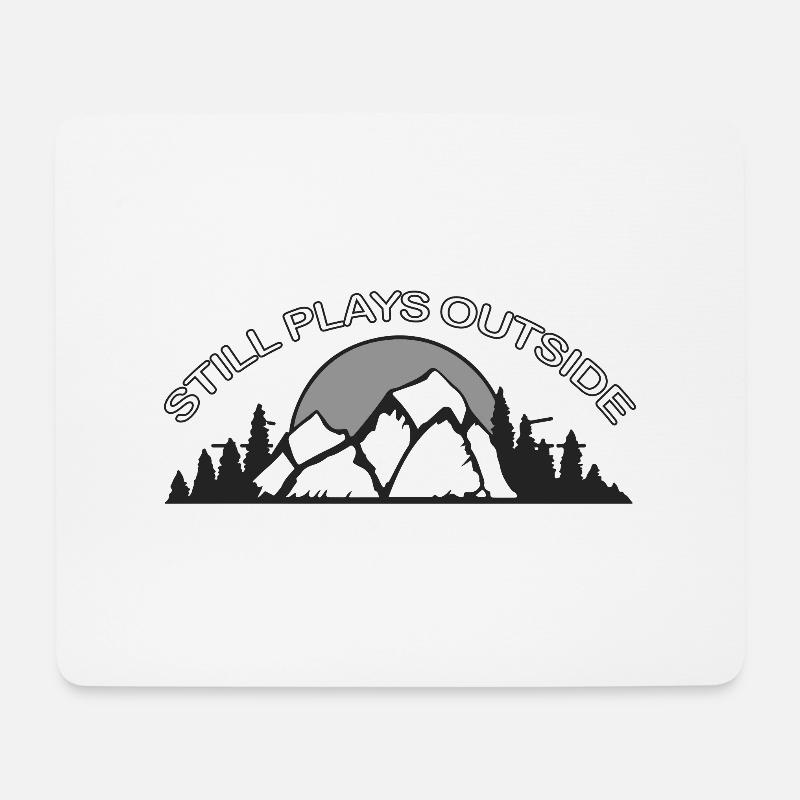 Rock Climbing - Mouse Pad (horizontal) - white