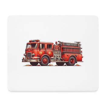 Fire Truck | The fire truck - Mouse Pad (horizontal) - white - Front
