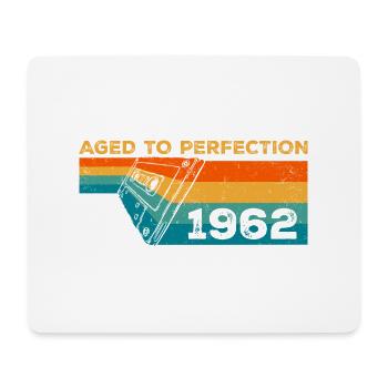 vintage 1962 - Cadeau D’anniversaire 1962 Retro - Tapis de souris (format paysage) - blanc - Devant