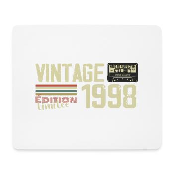 1998 Vintage Rétro Cadeau D'anniversaire 1998 - Tapis de souris (format paysage) - blanc - Devant