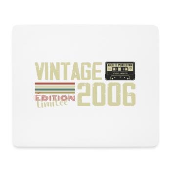 2006 Vintage Rétro Cadeau D'anniversaire 2006 - Tapis de souris (format paysage) - blanc - Devant