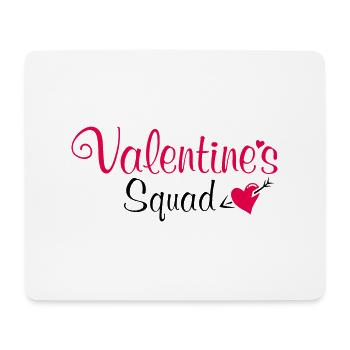 L’escouade de la Saint-Valentin - Tapis de souris (format paysage) - blanc - Devant