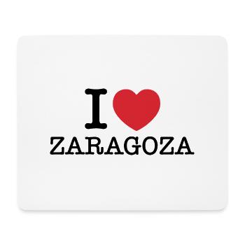J’aime Saragosse | Saragosse | I Heart Saragosse - Tapis de souris (format paysage) - blanc - Devant
