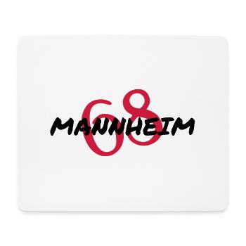 Mannheim Monnem Mannheimat - Mousepad (Querformat) - Weiß - Vorne