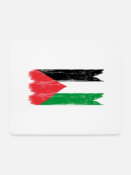 Beautiful Palestinian flag - Mouse Pad (horizontal) - white