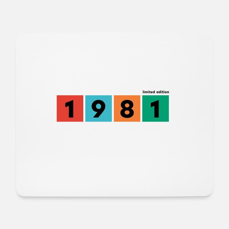 1981 Limited Edition - Mousepad (Querformat) - Weiß