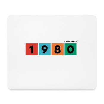 Édition limitée de 1980 - Tapis de souris (format paysage) - blanc - Devant
