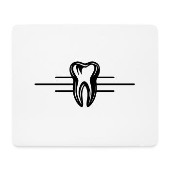 Dentiste Tooth Icon - Tapis de souris (format paysage) - blanc - Devant
