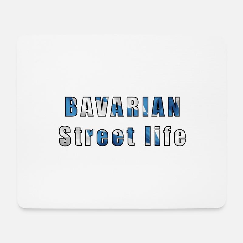 Bayern _ 03 - Mousepad (Querformat) - Weiß