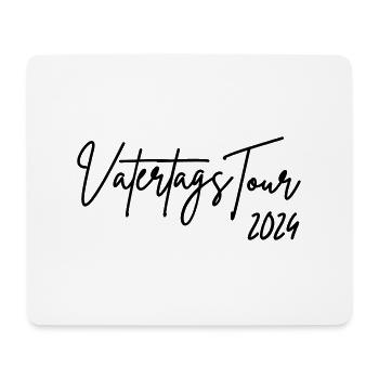 vatertagstour - Mousepad (Querformat) - Weiß - Vorne