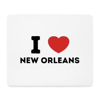 I Love Nouvelle-Orléans États-Unis - Tapis de souris (format paysage) - blanc - Devant