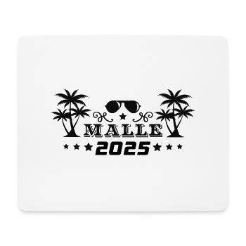malle 2025 - Mousepad (Querformat) - Weiß - Vorne