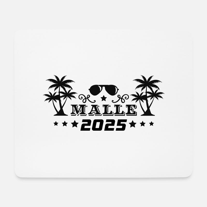 malle 2025 - Mousepad (Querformat) - Weiß