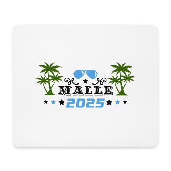 malle 2025 - Mousepad (Querformat) - Weiß - Vorne