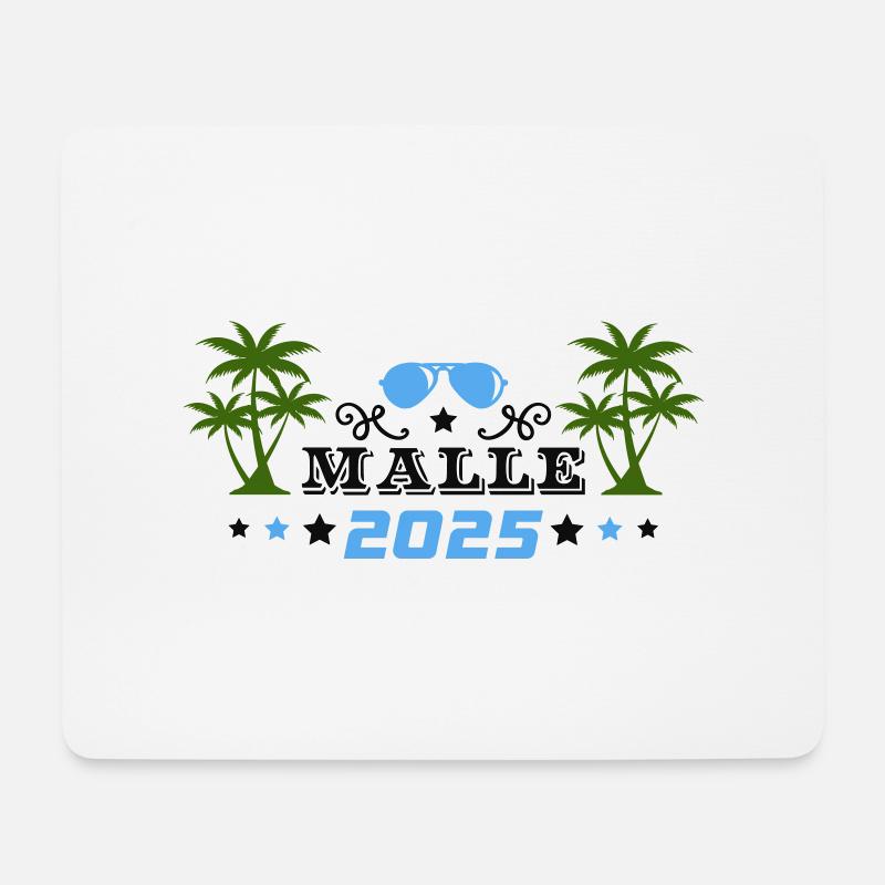 malle 2025 - Mousepad (Querformat) - Weiß