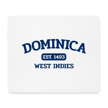 Dominica - Roseau - Caribbean - West Indies - Mouse Pad (horizontal) - white - Front