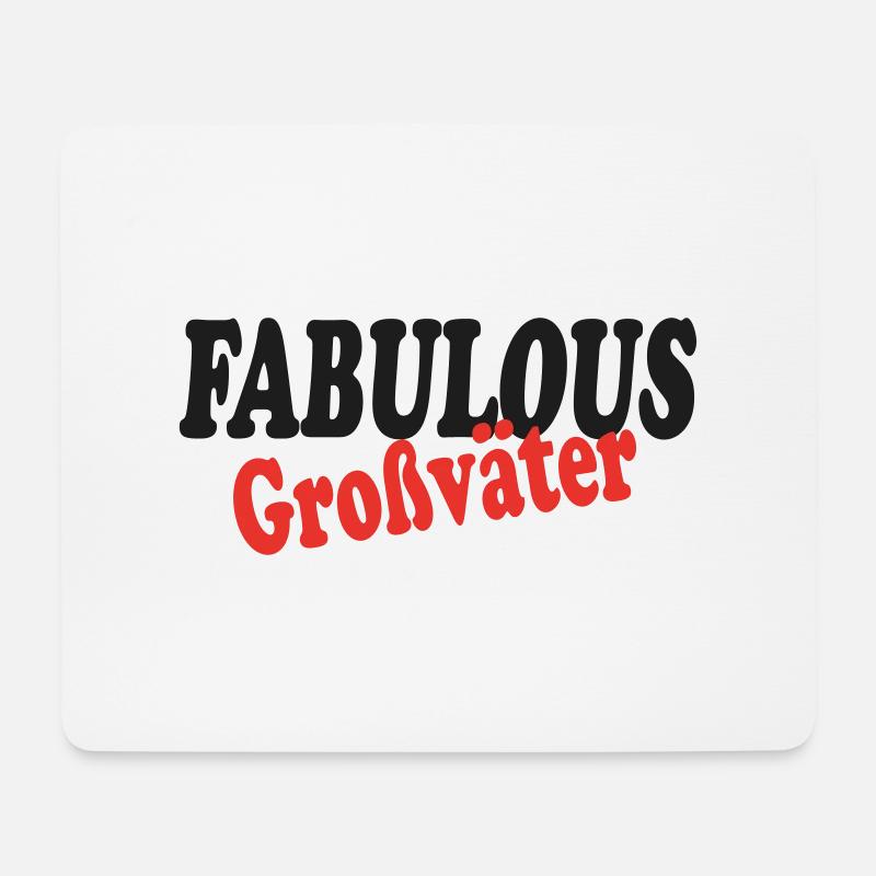 Fabelhafte Großväter - Mousepad (Querformat) - Weiß